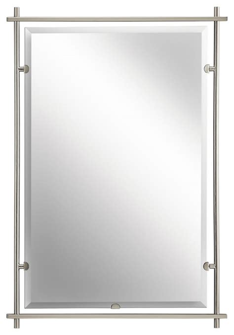 30 x 36 inch mirror|brushed nickel bathroom mirror 36x30.